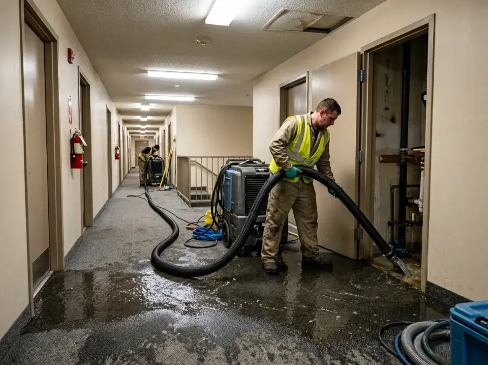 multi-unit-apartment-hallway-f-005 — frequently asked questions, Emergency Burst Pipe Water Extraction & Removal in Wyomissi…